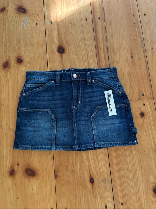 No Boundaries Dresses & Skirts - NWT No Boundaries Carpenter Denim Mini Skirt Low Rise Small 4-6